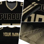 personalized purdue boilermakers halftone sweep black jersey best selling