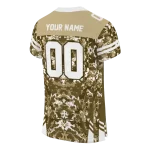 personalized purdue boilermakers mirrored pattern gold jersey best selling