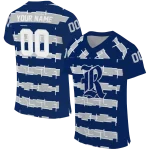 personalized rice owls layered grids navy blue jersey best selling