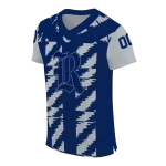 personalized rice owls stripe block navy blue jersey best selling