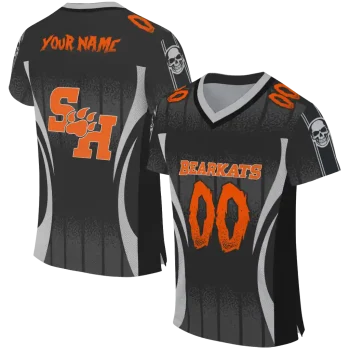 personalized sam houston bearkats dynamic dots white jersey best selling