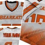 personalized sam houston bearkats halftone sweep white black jersey best selling