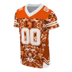 personalized sam houston bearkats mirrored pattern orange jersey best selling