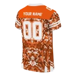 personalized sam houston bearkats mirrored pattern orange jersey best selling