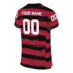 personalized san diego state aztecs art stripe red jersey best selling