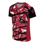 personalized san diego state aztecs camo shatter red jersey best selling
