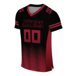 personalized san diego state aztecs halftone sweep black jersey best selling