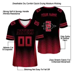 personalized san diego state aztecs halftone sweep black jersey best selling