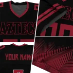 personalized san diego state aztecs halftone sweep black jersey best selling