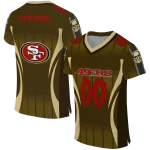 personalized san francisco 49ers dynamic dots gold jersey best selling