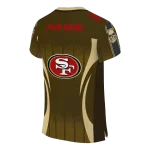 personalized san francisco 49ers dynamic dots gold jersey best selling