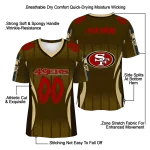 personalized san francisco 49ers dynamic dots gold jersey best selling