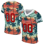 personalized san francisco 49ers horizon palm sunset jersey best selling