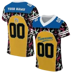 personalized san jose state spartans brushstroke xs gold black jersey best selling