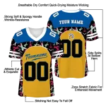 personalized san jose state spartans brushstroke xs gold black jersey best selling