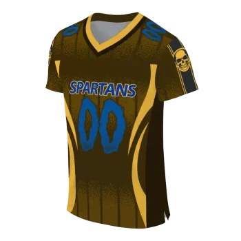 personalized san jose state spartans dynamic dots gold jersey fashion forward