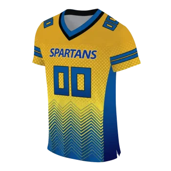 personalized san jose state spartans halftone sweep gold black jersey fashion forward