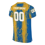 personalized san jose state spartans rugged stripes blue jersey best selling
