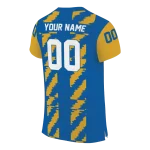 personalized san jose state spartans stripe block blue jersey best selling