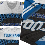 personalized san jose state spartans tire arrows blue black white jersey best selling