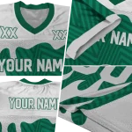 personalized saskatchewan roughriders dripping flames green white jersey best selling