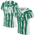 personalized saskatchewan roughriders stripe splatter green jersey best selling