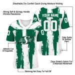 personalized saskatchewan roughriders striped texture green jersey best selling