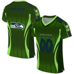 personalized seattle seahawks dynamic dots green jersey best selling