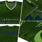 personalized seattle seahawks dynamic dots green jersey best selling