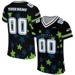 personalized seattle seahawks star cluster black jersey best selling
