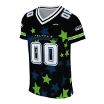 personalized seattle seahawks star cluster black jersey best selling