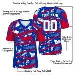 personalized smu mustangs camo shatter blue jersey best selling