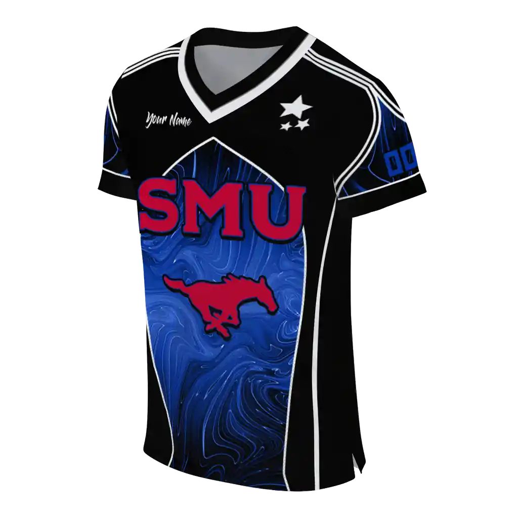 personalized smu mustangs halftone slant blue black jersey fashion forward personalized smu mustangs halftone slant blue black jersey fashion forward