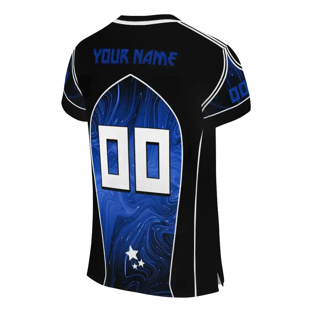 personalized smu mustangs halftone slant blue black jersey high quality personalized smu mustangs halftone slant blue black jersey high quality