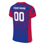personalized smu mustangs stacked rectangle blue jersey best selling