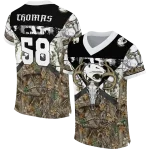 personalized south alabama jaguars antler skull camouflage hunting jersey best selling