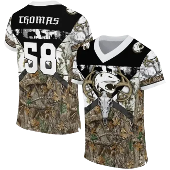 personalized south alabama jaguars antler skull camouflage hunting jersey best selling