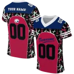 personalized south alabama jaguars brushstroke xs red black jersey best selling