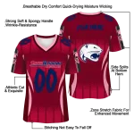 personalized south alabama jaguars dynamic dots red jersey best selling