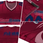 personalized south alabama jaguars dynamic dots red jersey best selling