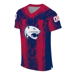 personalized south alabama jaguars rugged stripes blue jersey best selling