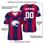 personalized south alabama jaguars rugged stripes blue jersey best selling