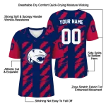 personalized south alabama jaguars stripe block blue jersey best selling