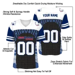 personalized south alabama jaguars tire arrows blue black white jersey best selling