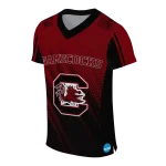 personalized south carolina gamecocks halftone flow garnet black jersey best selling