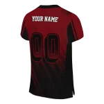 personalized south carolina gamecocks halftone flow garnet black jersey best selling