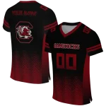 personalized south carolina gamecocks halftone sweep black jersey best selling