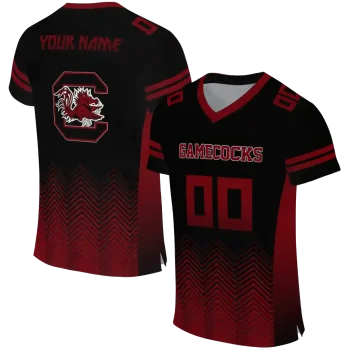 personalized south carolina gamecocks halftone sweep black jersey best selling