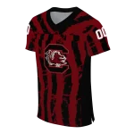 personalized south carolina gamecocks stripe splatter garnet jersey best selling