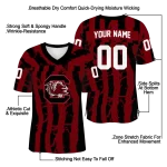 personalized south carolina gamecocks stripe splatter garnet jersey best selling